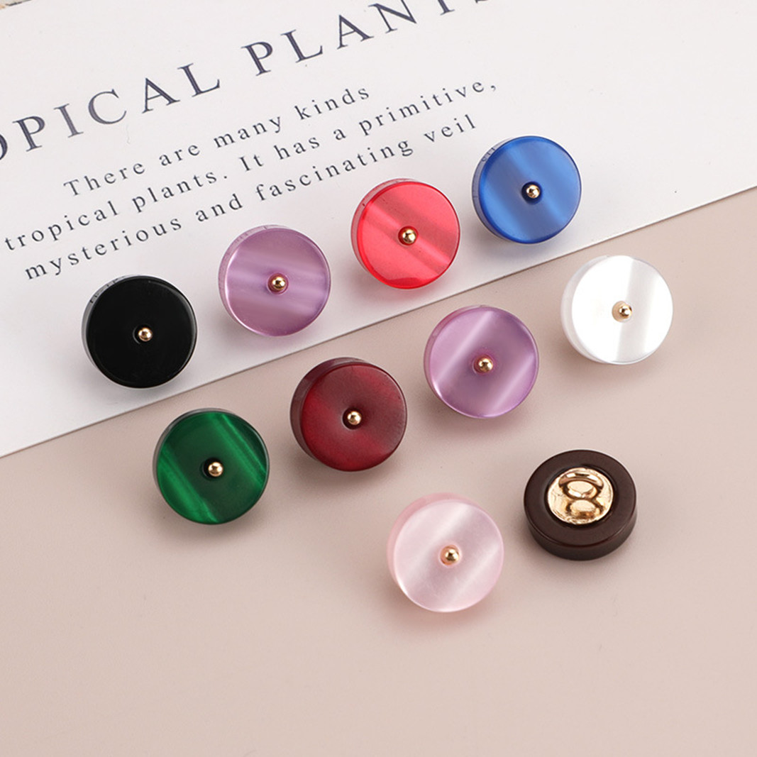 Button Hole Cutter - 20 Peças de Botões de Metal