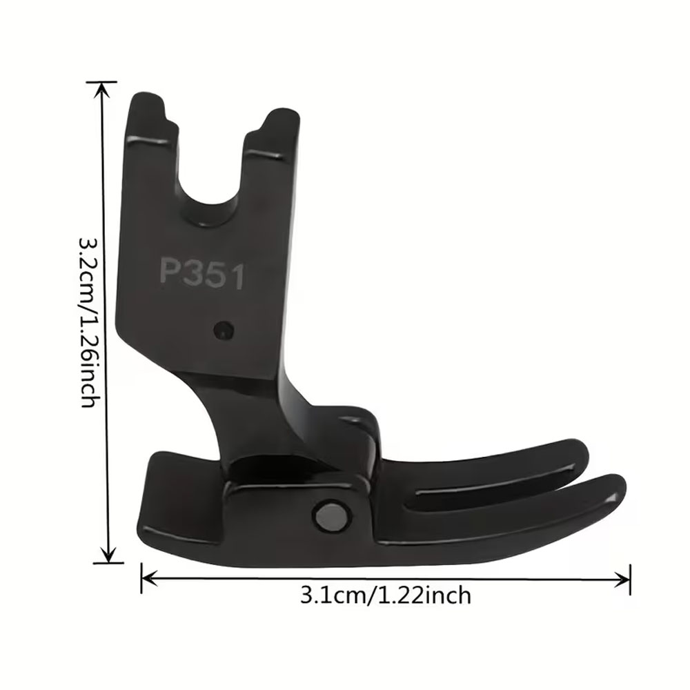 P351 Calcador de Aço Preto Ant - Sewing Machine Fabric avaliação e preço