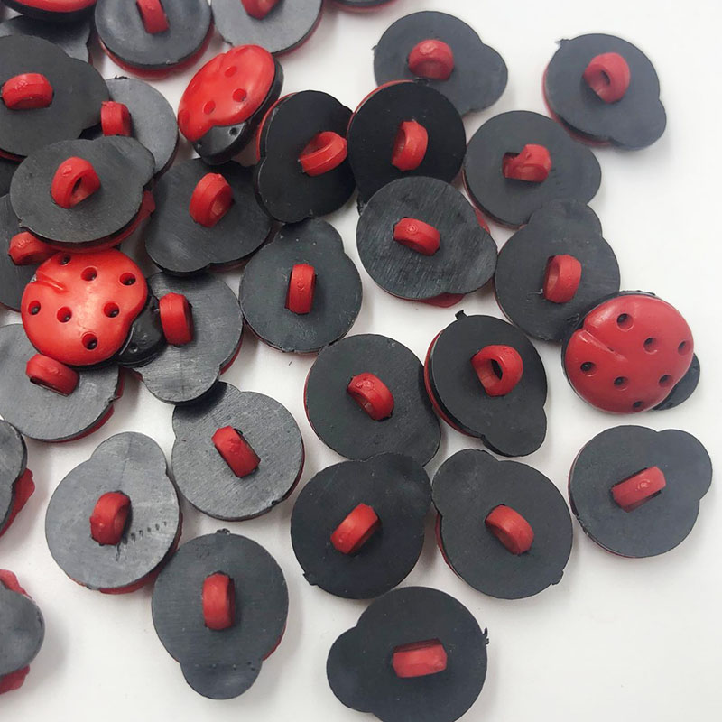50/100 peças joaninha vermelha - Button Hole Cutter avaliação e preço