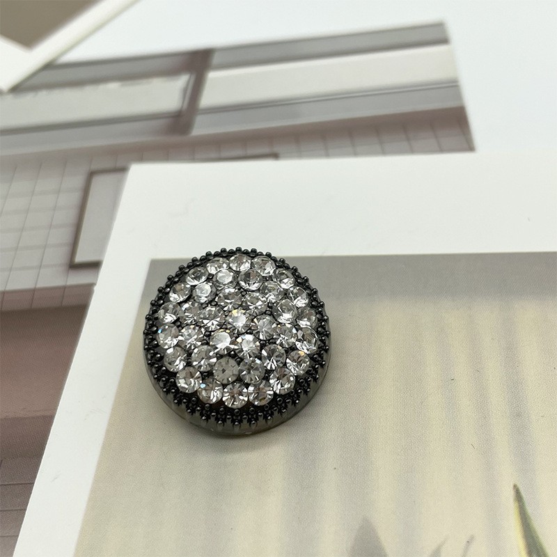 Luxcy metal strass botão 10 pç - Button Hole Cutter avaliação e preço
