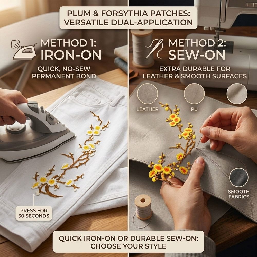 Patches Termocolantes de Flor  - Sewing Textiles avaliação e preço