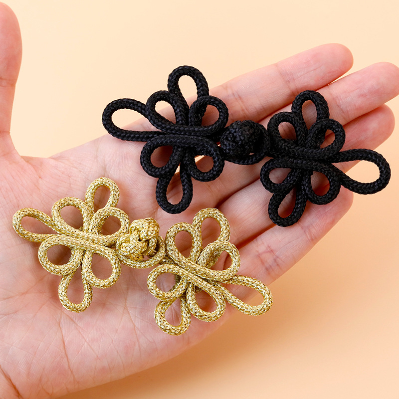 Botões cheongsam de fio dourad - Button Hole Cutter avaliação e preço