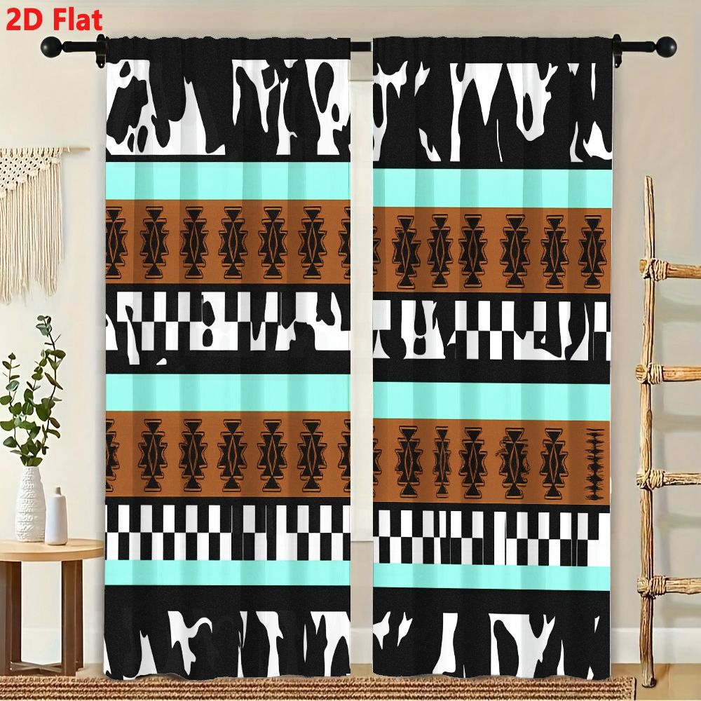 2 Peças de Cortinas com Padrão - Century Textile & Sewing Supply avaliação e preço