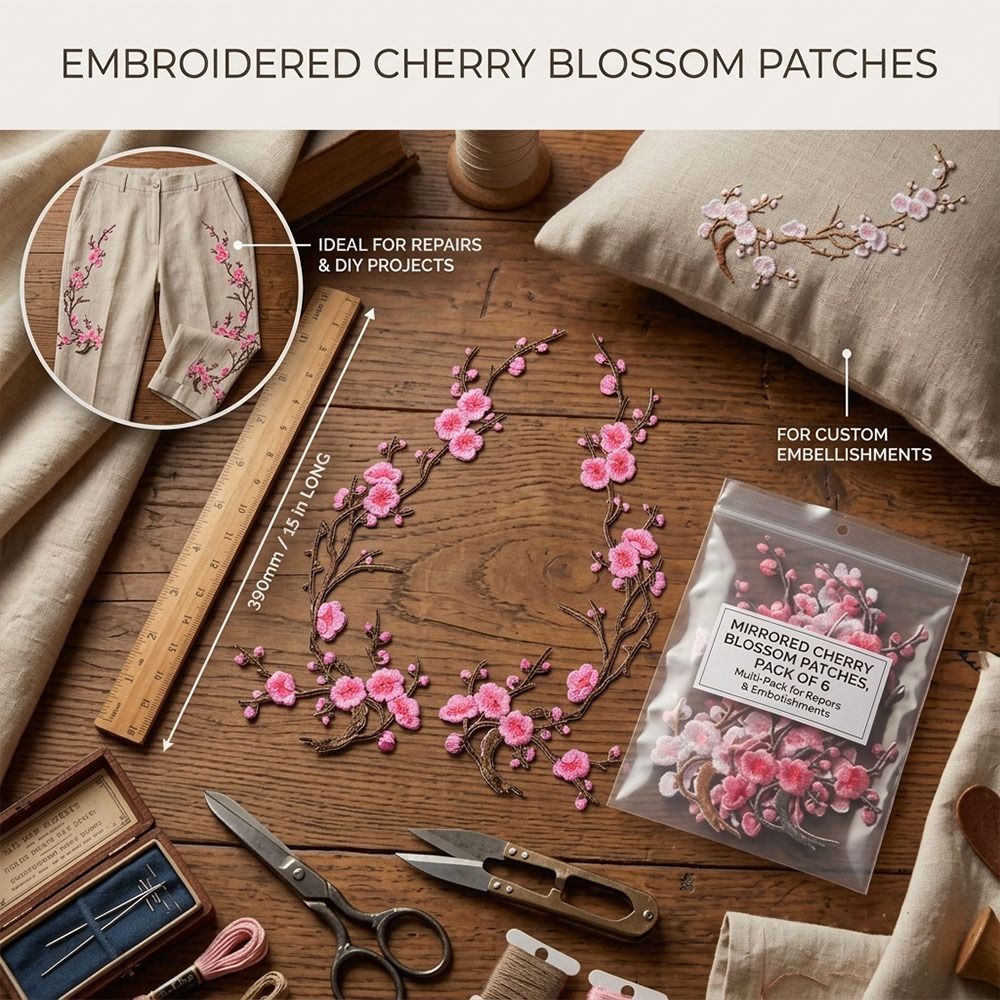 Patches Termocolantes de Flor  - Sewing Textiles avaliação e preço
