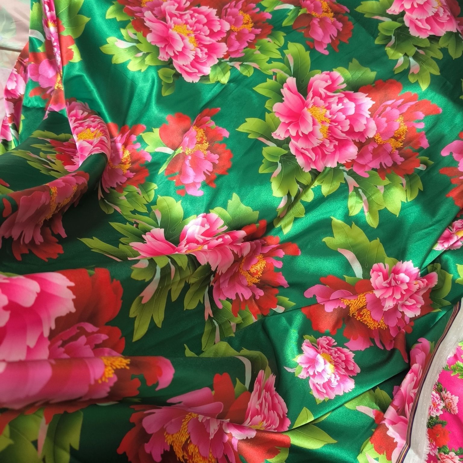 Tecido de cetim de acetato com - Sewing Textiles avaliação e preço