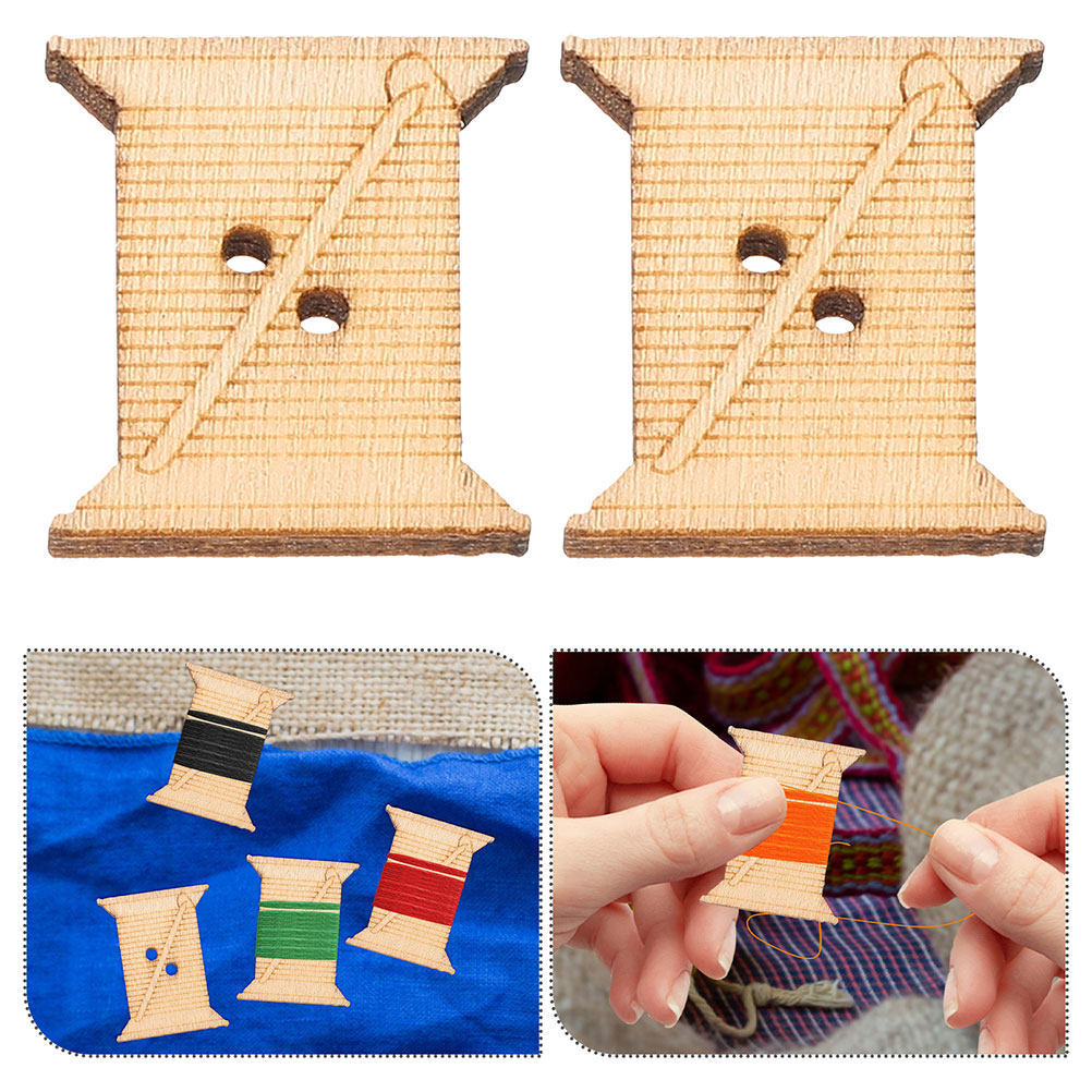 100 Peças de Bobinas de Madeir - Sewing Machine Yarn avaliação e preço